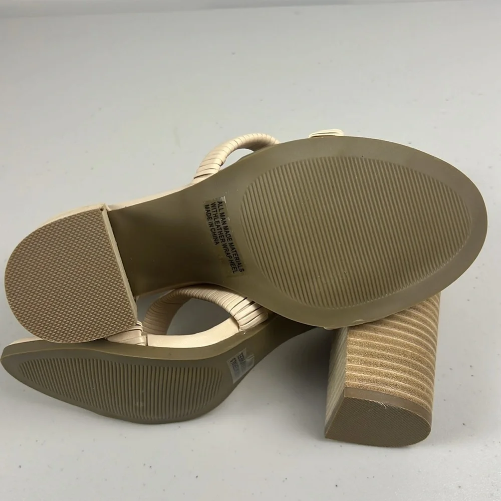 DV by Dolce Vita Bleeker Block Heel Strappy Pump Stretch‎ ankle wrap
